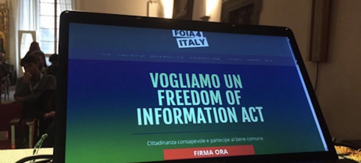 L'Italia ha un Freedom of Information Act | Foia4Italy